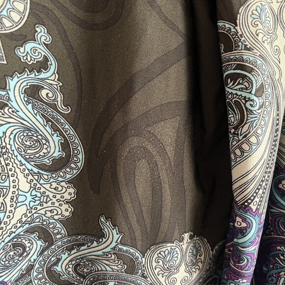 Effortless Style by Citiknits Women’s Top Green Long Sleeve Bell V-Neck Large - Picture 8 of 11